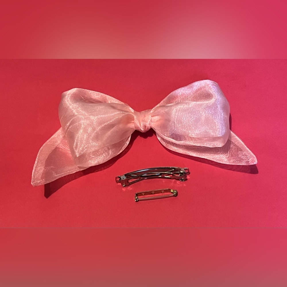 Sheer Valentine Bow